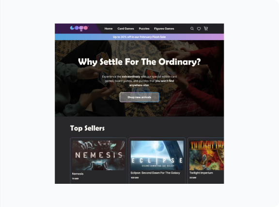 GameScape interface design